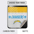 NFL Los Angeles Chargers White Striped Galaxy Z Flip Skin