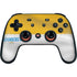 NFL Los Angeles Chargers White Striped Google Stadia Controller Skin
