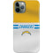 NFL Los Angeles Chargers White Striped iPhone 11 Pro Lite Case