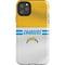 NFL Los Angeles Chargers White Striped iPhone 11 Pro Max Impact Case