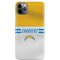NFL Los Angeles Chargers White Striped iPhone 11 Pro Max Lite Case
