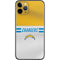 NFL Los Angeles Chargers White Striped iPhone 11 Pro Skin