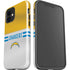 NFL Los Angeles Chargers White Striped iPhone 12 Mini Impact Case