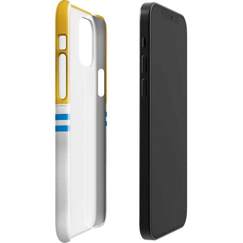 NFL Los Angeles Chargers White Striped iPhone 12 Mini Lite Case