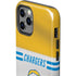 NFL Los Angeles Chargers White Striped iPhone 12 Pro Impact Case