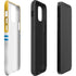 NFL Los Angeles Chargers White Striped iPhone 12 Pro Impact Case