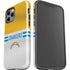NFL Los Angeles Chargers White Striped iPhone 12 Pro Impact Case