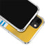 NFL Los Angeles Chargers White Striped iPhone 13 Mini Clear Case