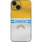 NFL Los Angeles Chargers White Striped iPhone 13 Mini Skin