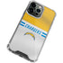 NFL Los Angeles Chargers White Striped iPhone 13 Pro Clear Case