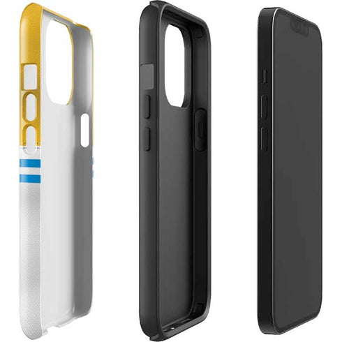 NFL Los Angeles Chargers White Striped iPhone 13 Pro Max Impact Case