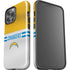NFL Los Angeles Chargers White Striped iPhone 13 Pro Max Impact Case