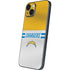 NFL Los Angeles Chargers White Striped iPhone 15 Plus Skin