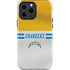 NFL Los Angeles Chargers White Striped iPhone 15 Pro Max Impact Case