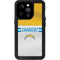 NFL Los Angeles Chargers White Striped iPhone 14 Pro Waterproof Case