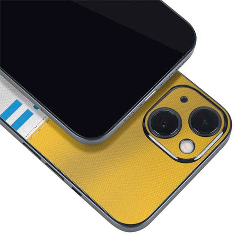 NFL Los Angeles Chargers White Striped iPhone 14 Skin