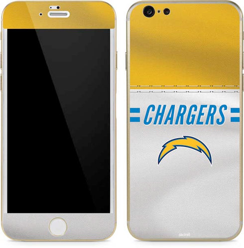 NFL Los Angeles Chargers White Striped iPhone 6/6s Skin