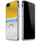 NFL Los Angeles Chargers White Striped iPhone SE (2nd & 3rd Gen) Clear Case