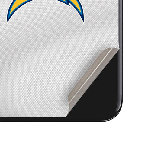 NFL Los Angeles Chargers White Striped iPhone SE (2nd & 3rd Gen) Skin