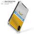 NFL Los Angeles Chargers White Striped iPhone X/XS Clear Case