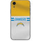 NFL Los Angeles Chargers White Striped iPhone XR Skin