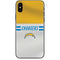 NFL Los Angeles Chargers White Striped iPhone XS Max Skin