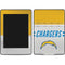 NFL Los Angeles Chargers White Striped Amazon Kindle Skin