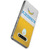 NFL Los Angeles Chargers White Striped LG Stylo 6 Clear Case