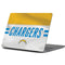 NFL Los Angeles Chargers White Striped Apple MacBook Pro 13-inch Skin