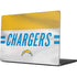 NFL Los Angeles Chargers White Striped MacBook Pro 14in (2021-24) Skin