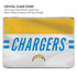 NFL Los Angeles Chargers White Striped MacBook Pro 16in (2021-25) Case plus Skin