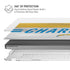 NFL Los Angeles Chargers White Striped MacBook Pro 16in (2021-25) Case plus Skin