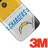 NFL Los Angeles Chargers White Striped Moto E5 Play Skin