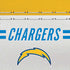 NFL Los Angeles Chargers White Striped Moto E5 Play Skin