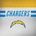 NFL Los Angeles Chargers White Striped Moto G6 Skin