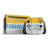 NFL Los Angeles Chargers White Striped Nintendo Switch Bundle Skin