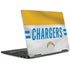 NFL Los Angeles Chargers White Striped Notebook 9 Pro 13in (2017) Skin