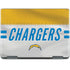 NFL Los Angeles Chargers White Striped Notebook 9 Pro 13in (2017) Skin