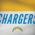 NFL Los Angeles Chargers White Striped Notebook 9 Pro 13in (2017) Skin