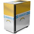 NFL Los Angeles Chargers White Striped NZXT H510 Compact ATX Mid-Tower Case Skin
