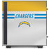 NFL Los Angeles Chargers White Striped NZXT H510 Compact ATX Mid-Tower Case Skin
