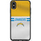 NFL Los Angeles Chargers White Striped Otterbox Symmetry iPhone Skin