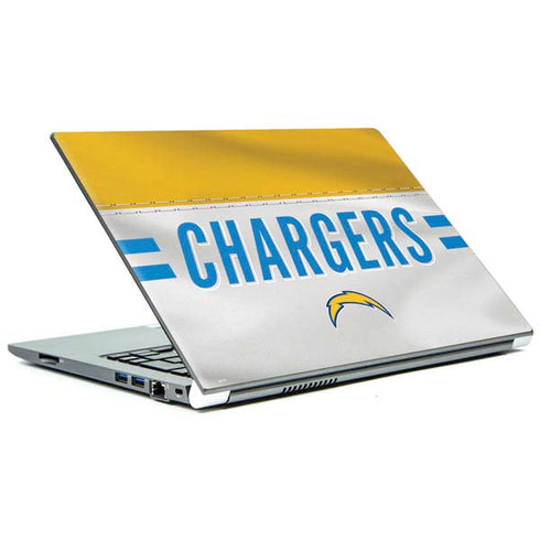 NFL Los Angeles Chargers White Striped Portege Z30t/Z30t-A Skin