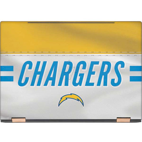 NFL Los Angeles Chargers White Striped HP Spectre Skin