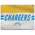 NFL Los Angeles Chargers White Striped Surface Book 2 13.5in Skin