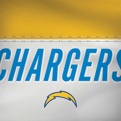 NFL Los Angeles Chargers White Striped Surface Book 2 13.5in Skin