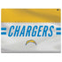 NFL Los Angeles Chargers White Striped Surface Book 2 15in Skin