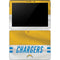 NFL Los Angeles Chargers White Striped Surface Go Skin
