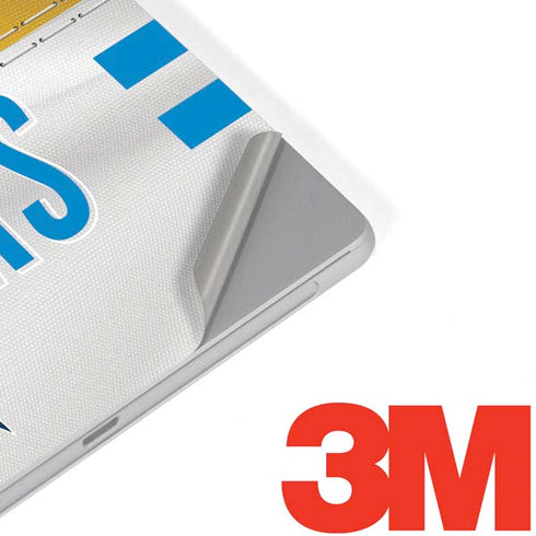 NFL Los Angeles Chargers White Striped Surface Go Skin