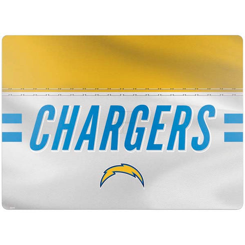 NFL Los Angeles Chargers White Striped Surface Laptop 4 15in Skin